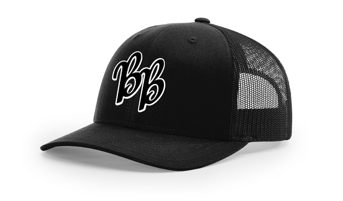 Black BB Trucker Hat