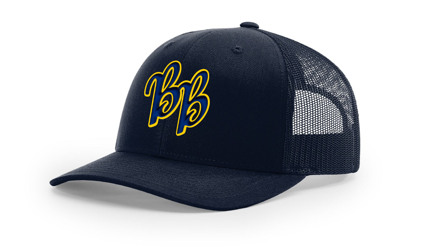 Navy BB Trucker Hat