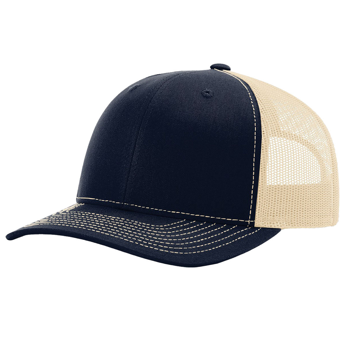 Richardson 112 – Trucker Snapback Hat- Custom Embroidery