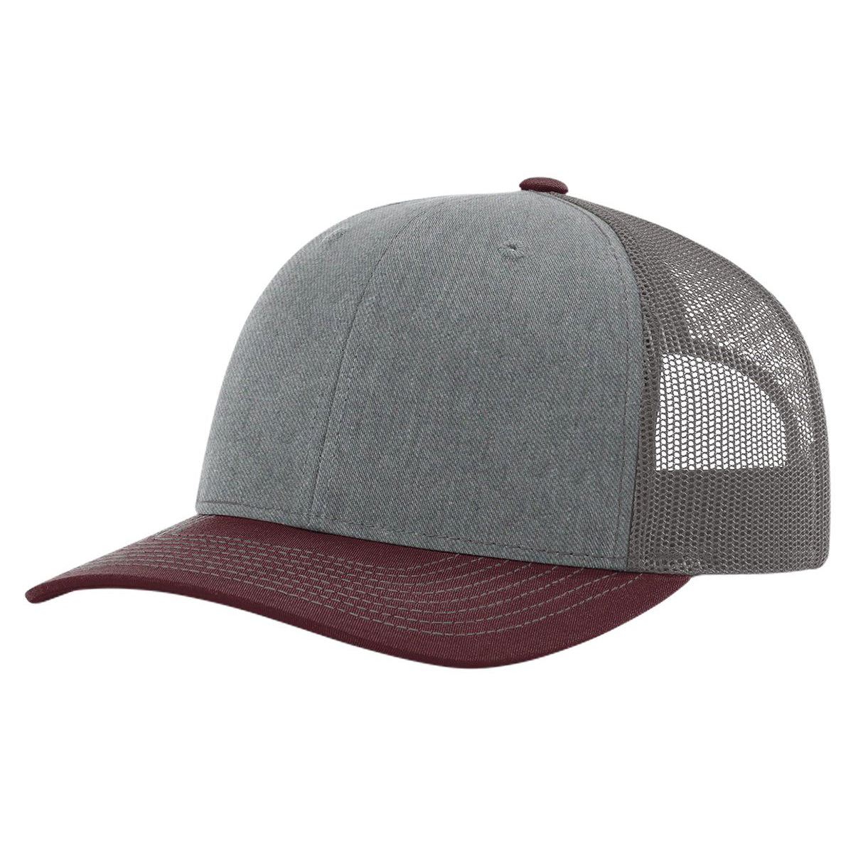 Richardson 112 – Trucker Snapback Hat- Custom Embroidery