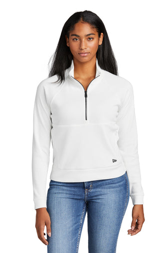 New Era® Ladies STS 1/2-Zip- Custom Print