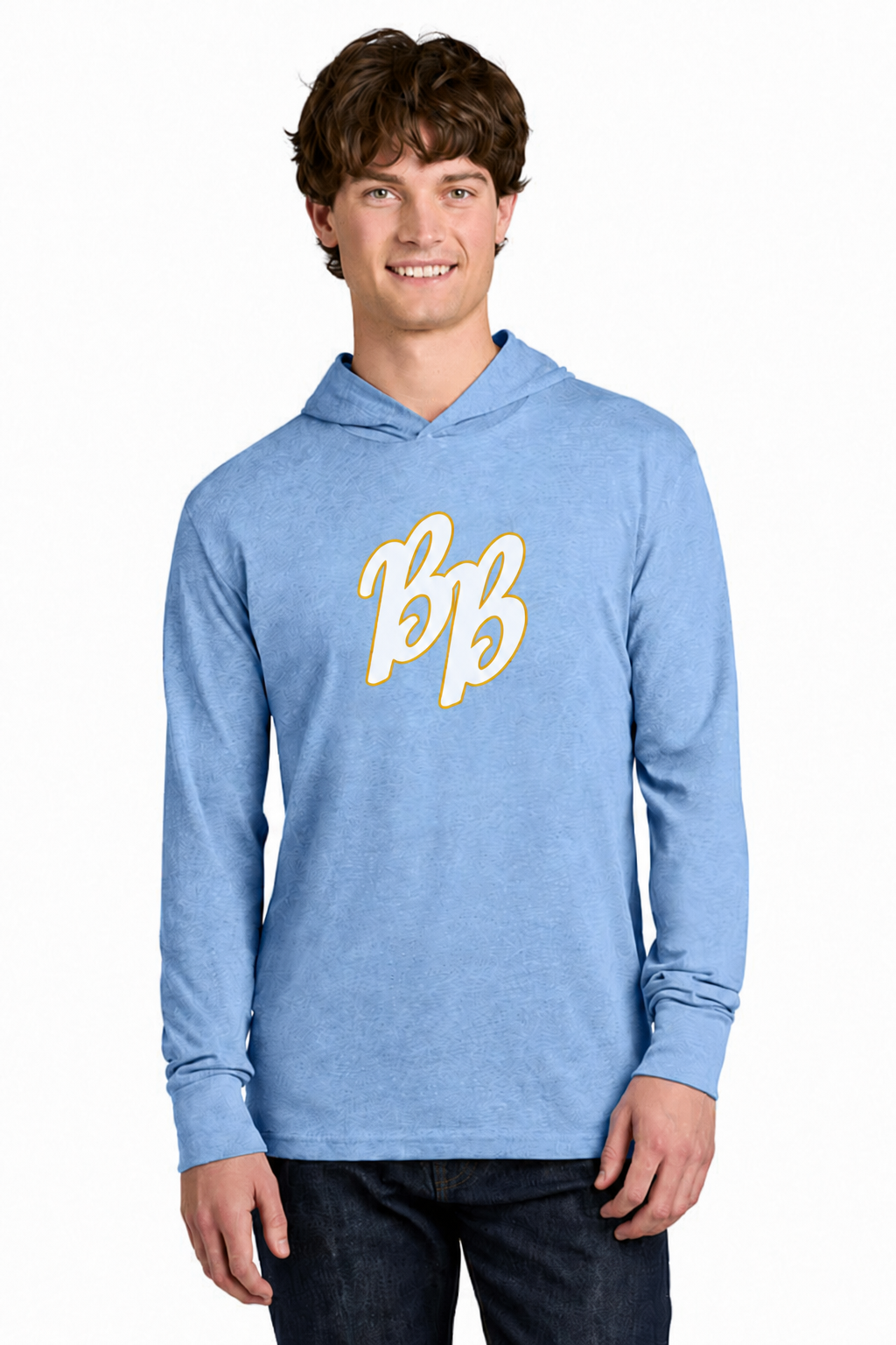 Next level long sleeve lightweight hoodie- BB Logo