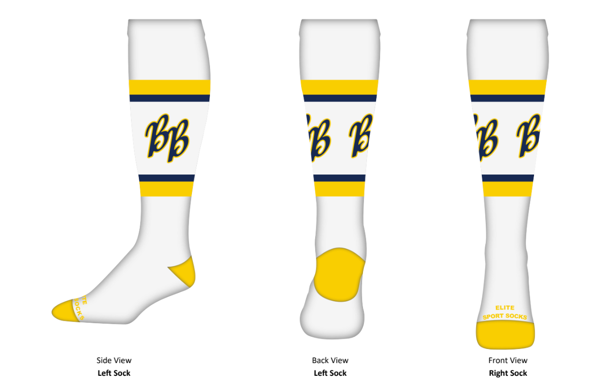 BB Baseball/Softball Sock