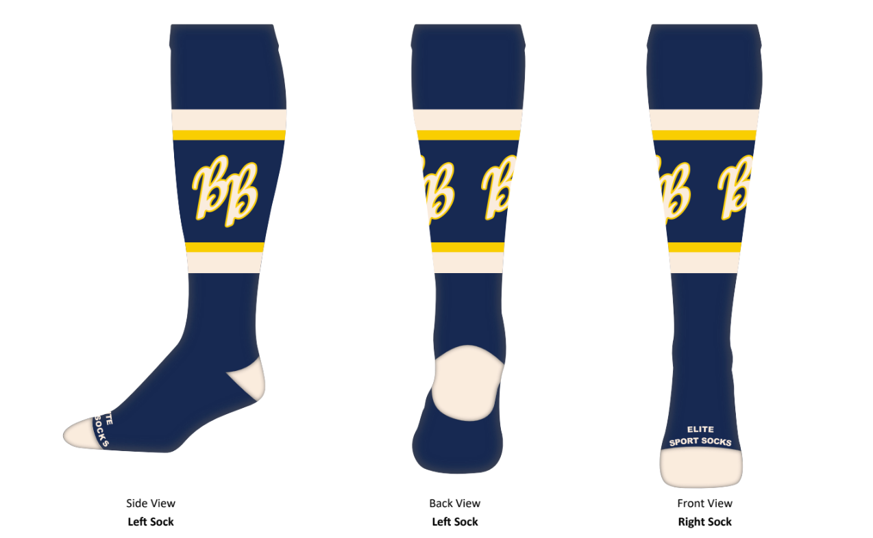 BB Baseball/Softball Sock