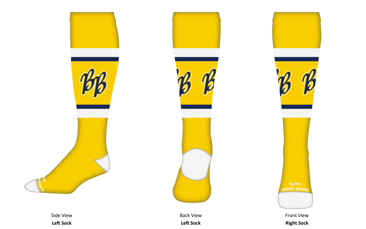 BB Baseball/Softball Sock